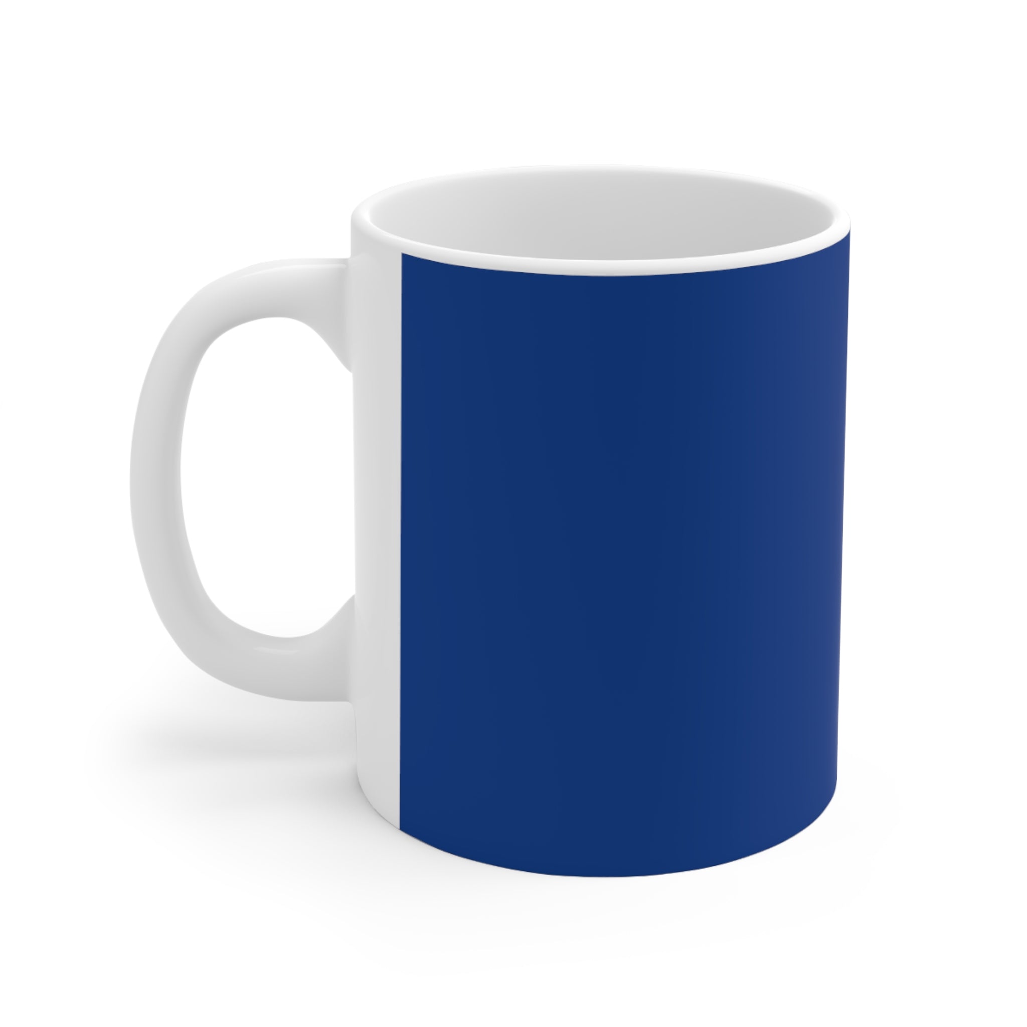Navy Blue Ceramic Coffee Mug — 11oz & 15oz