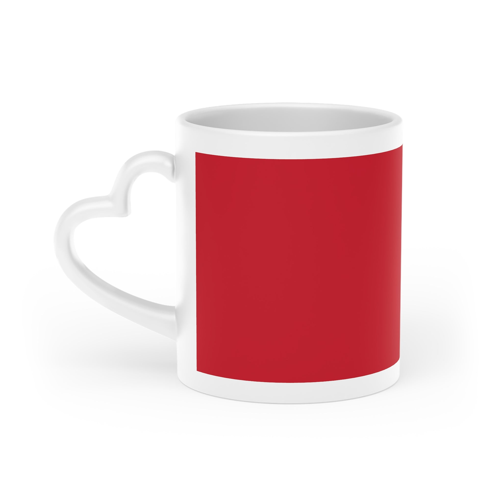 Valentine’s Day Red Heart Mug — Happy Valentine’s Day Script Coffee Cup