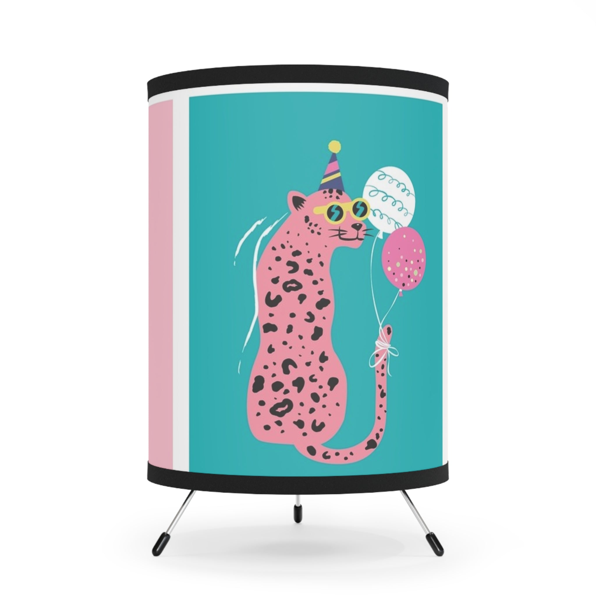 Tripod Lamp with High-Res Printed Shade, US\CA plug