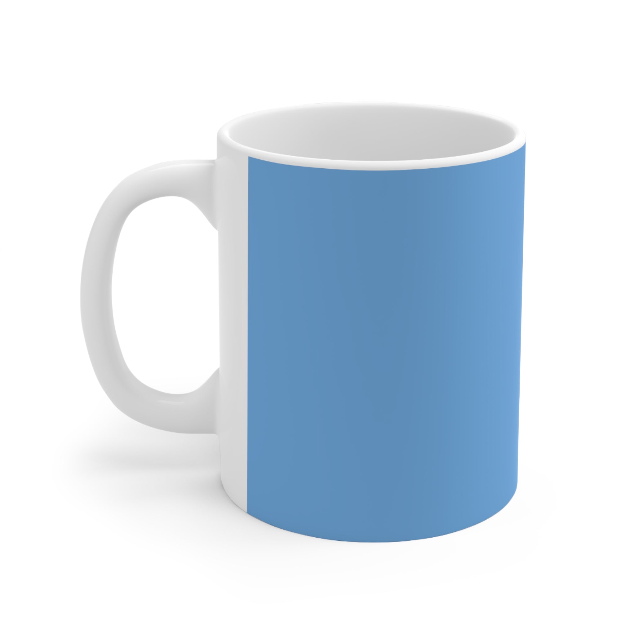 Baby Blue Ceramic Coffee Cup — 11oz & 15oz