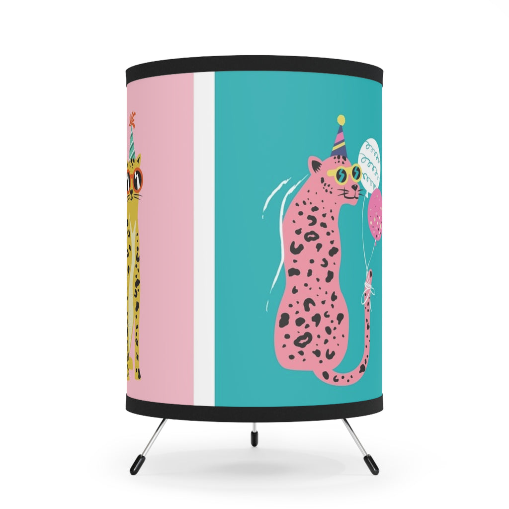 Tripod Lamp with High-Res Printed Shade, US\CA plug