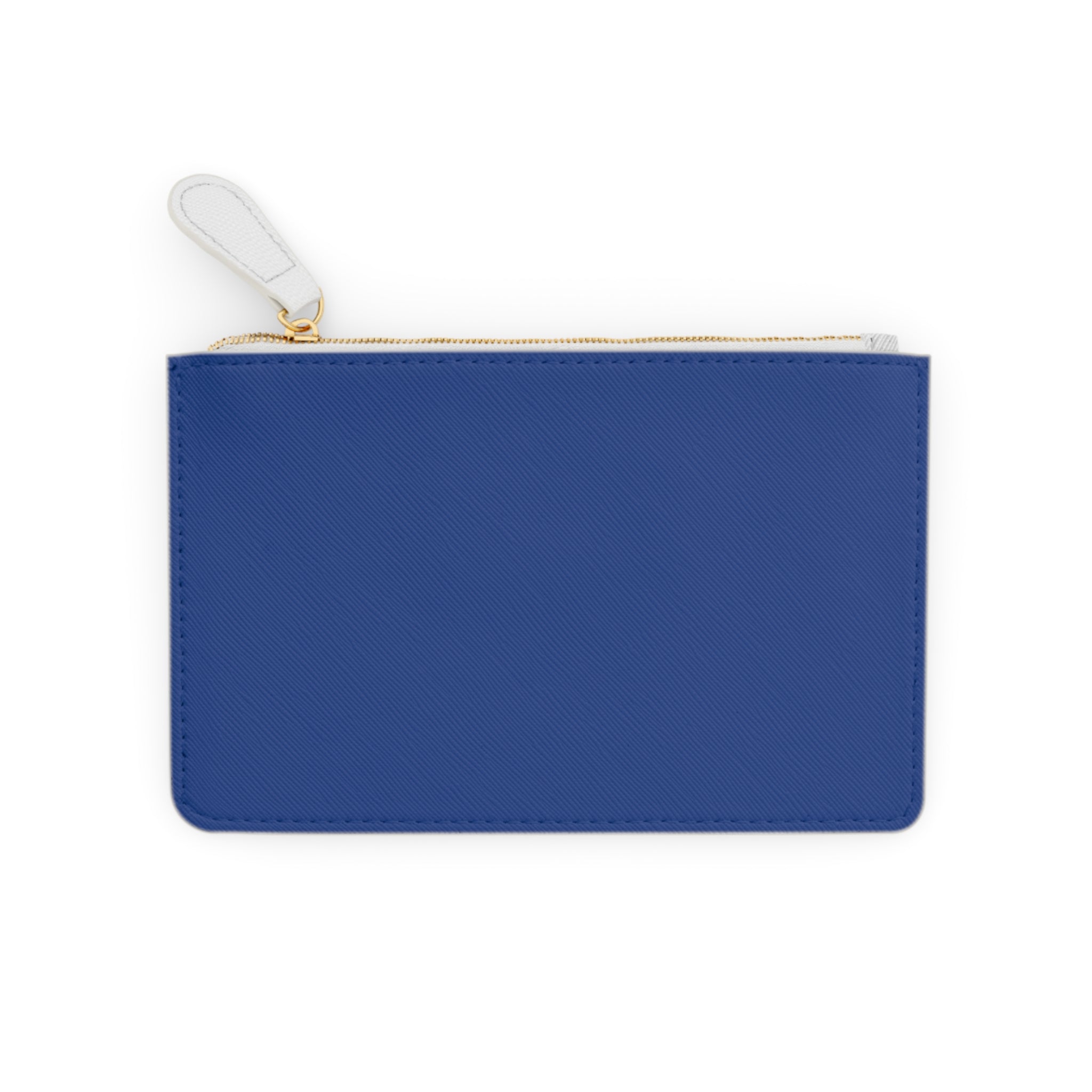 Blue Mini Clutch Bag – Compact Zipper Pouch for Cards & Essentials