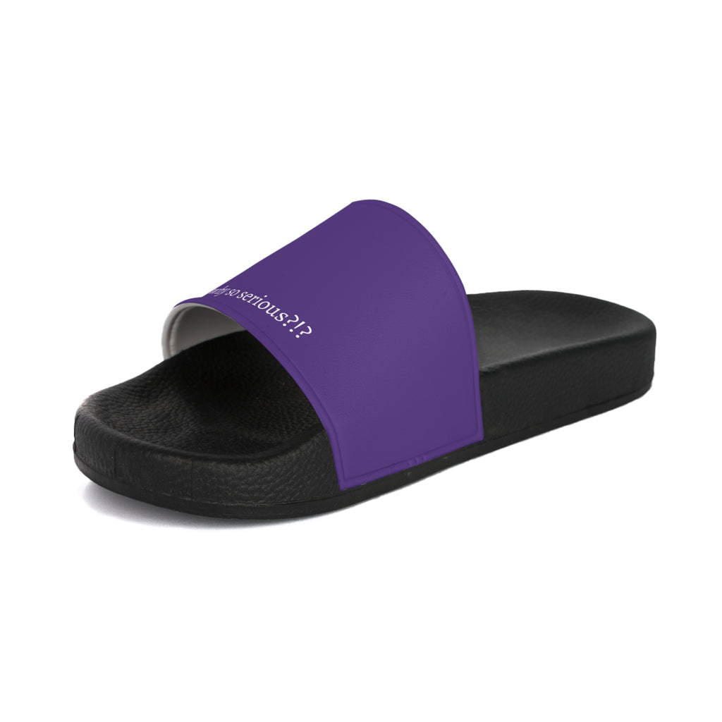 Men's Joker Face Slide Sandals — Graphic Horror Pool & Casual Slides