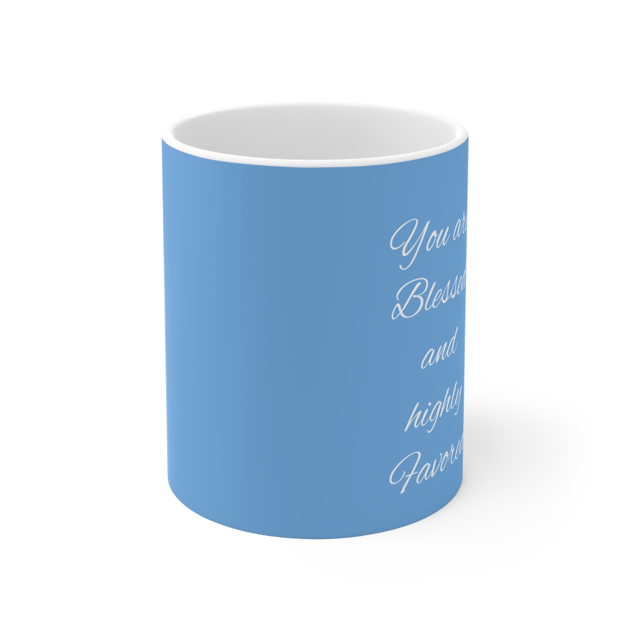 Baby Blue Ceramic Coffee Cup — 11oz & 15oz